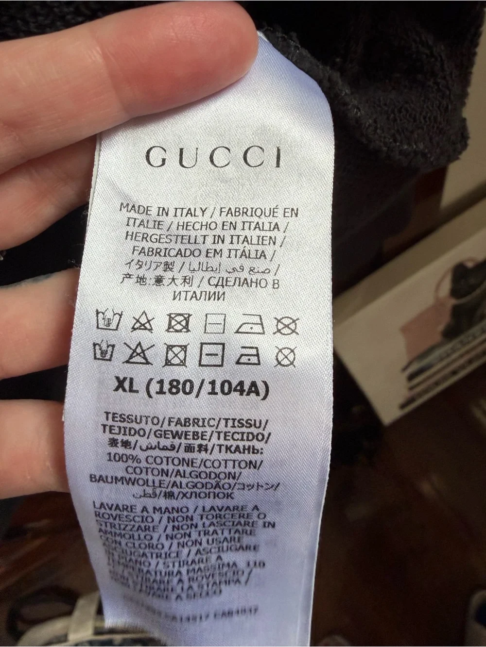 Gucci black hoodie